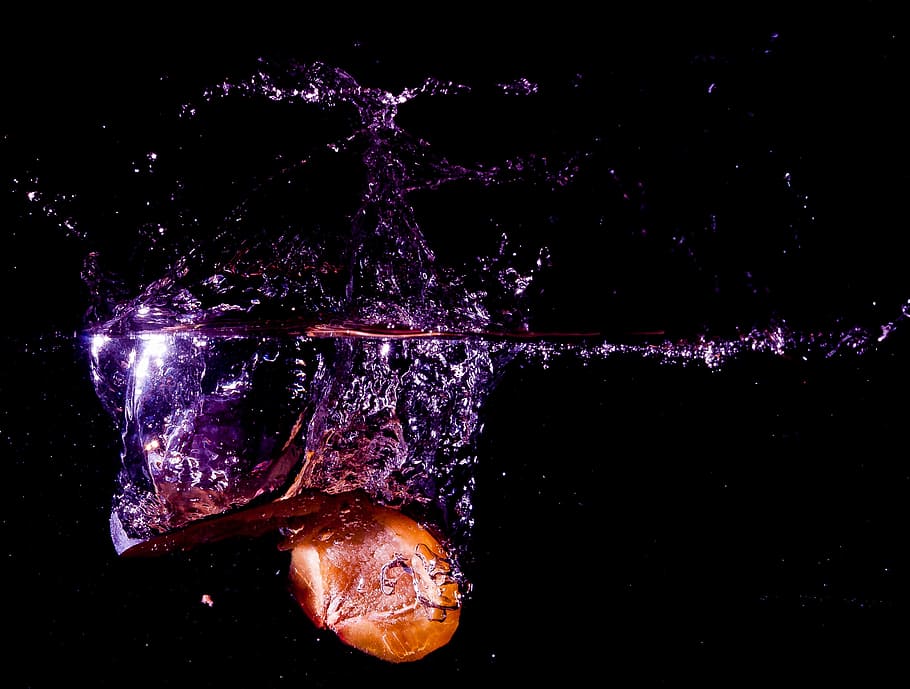 Wasser, Spritzen, tropfen, rot, Früchte, nass, sprühen, keine Leute, Nacht-, Nahansicht, schwarzer Hintergrund, draußen, Studioaufnahme, Bewegung, Natur, Schwimmen, Meer, unter wasser, Essen und Trinken, plantschen, Tiere in freier Wildbahn, Tier, Fisch, Tierwelt, Marine, 2K