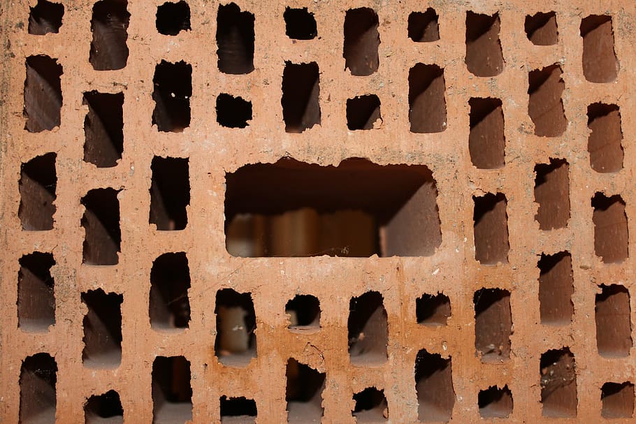 maó, pedra, paret, vermell, maçoneria, estructura, forat, cap gent, fons, arquitectura, marc complet, metall, primer pla, patró, estructura construïda, marró, vell, funció de construcció de parets, indústria, finestra, exterior de l'edifici, dia, història, forma, disseny, 5K