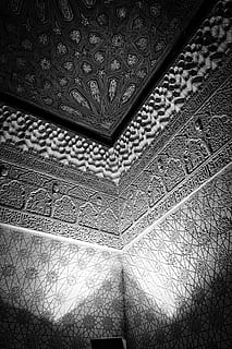 Patterns, Wall, Decoration, Interior, ornamental, texture, symmetrical, islam, mosque, architecture, pattern, arabic Style, religion, koran, text, indoors, backgrounds, full frame, no people, design, ceiling, wall - building feature, close-up, art and craft, built structure, high angle view, shape, textured, ornate, creativity, architectural feature, floral pattern, 5K, CC0, public domain, royalty free