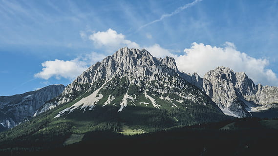 pădure, stâncos, Munte, nori, de munte, vârf, cer, nor, iarbă, copac, albastru, umbră, tirol, austrium, Cloudscape, canon, aventură, nor - cer, scenice - natura, frumusețe în natură, peisaj, mediu inconjurator, natură, stâncă, o scenă liniștită, zi, obiect de rocă, liniște, varf de munte, solid, teren, nici o persoana, în aer liber, destinații de călătorie, formare, un munte acoperit de zăpadă, 5K, CC0, domeniu public, fără drepturi de autor