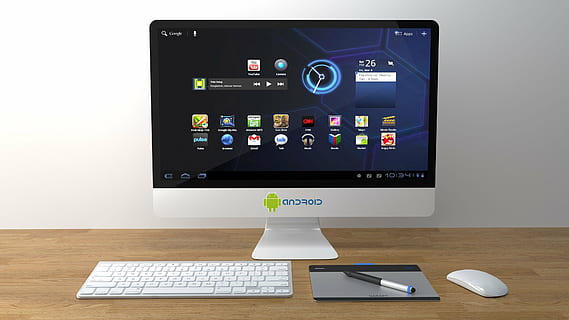 blanc, android, pis, ordinador de pantalla, monitor, PC, ordinador, android pc, Internet, informàtica, tecnologies empresarials, tecnologia informàtica, pantalla, Pantalla d'ordinador, escriptori, tecnologia, monitor d’ordinador, negocis, tecnologia sense fils, comunicació, equips informàtics, taula, connexió, PC d'escriptori, teclat, mobles, a l'interior, portàtil, teclat d’ordinador, equipament, oficina, cap gent, pantalla de cristall liquid, petit grup d'objectes, 4K, CC0, domini públic, lliure de regalies