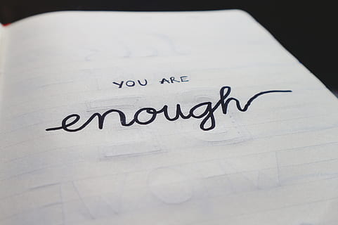 enough, text, book, book bindings, close-up, composition, data, diary, document, handwriting, letter, motivation, note, notebook, page, paper, signature, writing, western script, communication, indoors, no people, white color, positive emotion, high angle view, emotion, love, black color, message, selective focus, script, still life, non-western script, 4K, CC0, public domain, royalty free