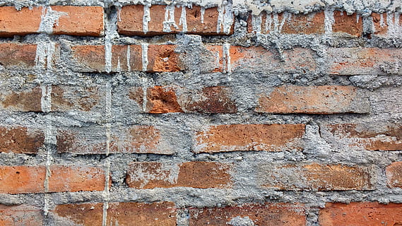 mattone, costruzione, parete, sfondi, caratteristica della parete, muro di mattoni, modello, cemento, vecchio, rosso, architettura, strutturato, architettura ed edifici, intemperie, esterno dell'edificio, sporco, struttura costruita, materiale lapideo, industria di costruzioni, fotogramma intero, nessuno, avvicinamento, ruvido, giorno, di fila, all'aperto, ripetizione, calcestruzzo, 4K, CC0, dominio pubblico, privo di copyright