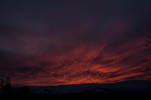 bulutlu, gökyüzü, akşam karanlığı, başlıksız, gündoğumu, cumbria, uk, bulut, gün batımı, kırmızı, doğa, bulut - gökyüzü, cloudscape, scenics, karanlık, açık havada, dramatik gökyüzü, peyzaj, doğada güzellik, gece, karamsar gökyüzü, hava, siluet, manzaralar - doğa, huzur, sakin sahne, insansız, dağ, çevre, turuncu renk, pastoral, huşu, meteoroloji, 5K, CC0, kamu malı, telif ücretsiz