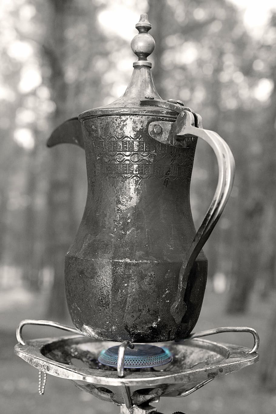 percolador, cafè, natural, centrar-se en primer pla, primer pla, cap gent, metall, natura morta, gestionar, beure, menjar i beguda, a l'interior, estri de cuina, taula, contenidor, tetera, equipament per a la llar, dia, gerra, bullidor d'aigua, vell, brillant, color plata, cafetera, càntir, acer, vaixella, 4K