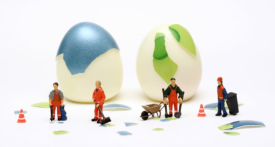 skupina, mini postavy, čistý, velikonoční vajíčka, shell, vyčistit, pouliční čistič, miniatur, otřete, koště, kolečko, vrátit se, špinavý, zametat, čistota, práce, čepel, skupina lidí, muži, studio shot, samci, bílé pozadí, lidé, plná délka, vícebarevné, stojící, žen, uvnitř, chlapci, dětství, dítě, jednotnost, sedící, potomek, 4K