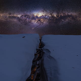snø, vinter, hvit, kald, vær, is, natur, stjerner, astro, Stjernekikking, mørk, natt, himmel, skjønnhet i naturen, rom, vann, stjerners - plass, naturskjønnhet - natur, astronomi, ingen folk, ro, rolig scene, galakse, land, hav, utendørs, Melkeveien, refleksjon, Strand, 4K, CC0, offentlig domene, opphavsrett gratis