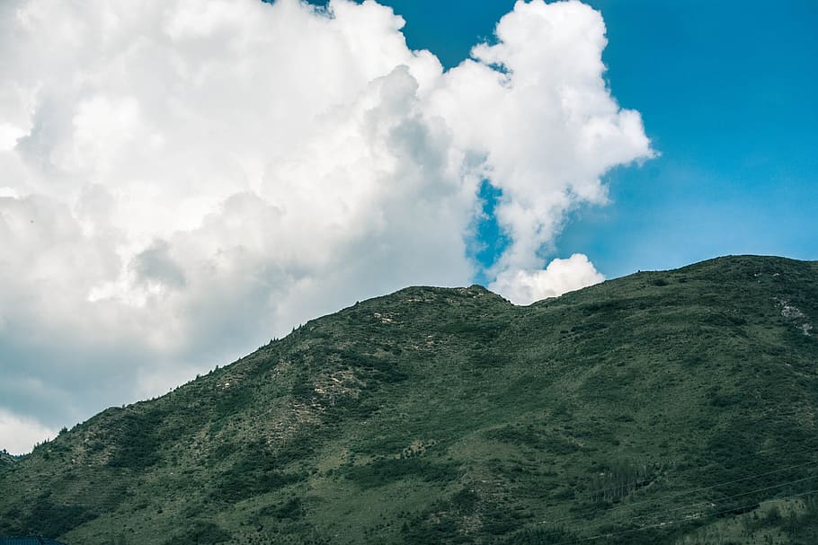 muntanya, ppt, cel, fons de ppt, naturalesa, núvol - cel, escenics, paisatge, blau, cloudscape, a l'aire lliure, Serra, cap gent, cim de muntanya, bellesa a la natura, turó, estiu, dia, escenics - natura, escena no urbana, medi ambient, escena tranquil·la, tranquil·litat, vista d’angle baix, terra, remot, geografia física, poder a la natura, cràter volcànic, 5K
