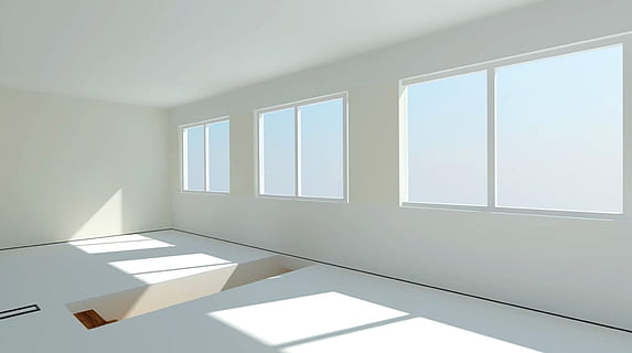 white building interior, white wall, paint, room, lichtraum, visualization, architecture, live, living room, visualization 3d, apartment, gallery, real estate, 3d model, architecture visualization, 3d design, computer graphics, 3d concept, design, view, material collection, virtual, planning, interior, presentation, window, sunlight, indoors, home interior, empty, day, domestic room, modern, no people, sparse, home, home showcase interior, wealth, luxury, flooring, elegance, white color, business, copy space, shape, three dimensional, 1080P, CC0, public domain, royalty free