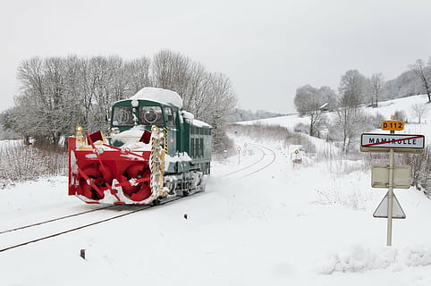 entrenar, cn3, beilhack, nieve, invierno, cazando nieve, turbina, paisaje de invierno, temperatura fría, modo de transporte, transporte, el color blanco, naturaleza, día, árbol, tierra, campo, nadie, cubierta, planta, firmar, comunicación, vehículo terrestre, belleza en la naturaleza, al aire libre, nevando, 1080P, CC0, dominio público, libre de derechos