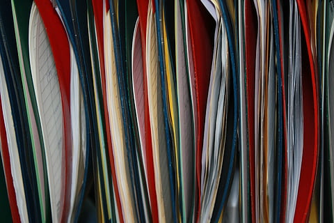 old, mapping, folder, documentation, reports, depend, data, color, sorting, sort, full frame, backgrounds, multi colored, close-up, pattern, no people, large group of objects, indoors, still life, abundance, choice, technology, music, in a row, arrangement, variation, striped, order, arts culture and entertainment, high angle view, 4K, CC0, public domain, royalty free