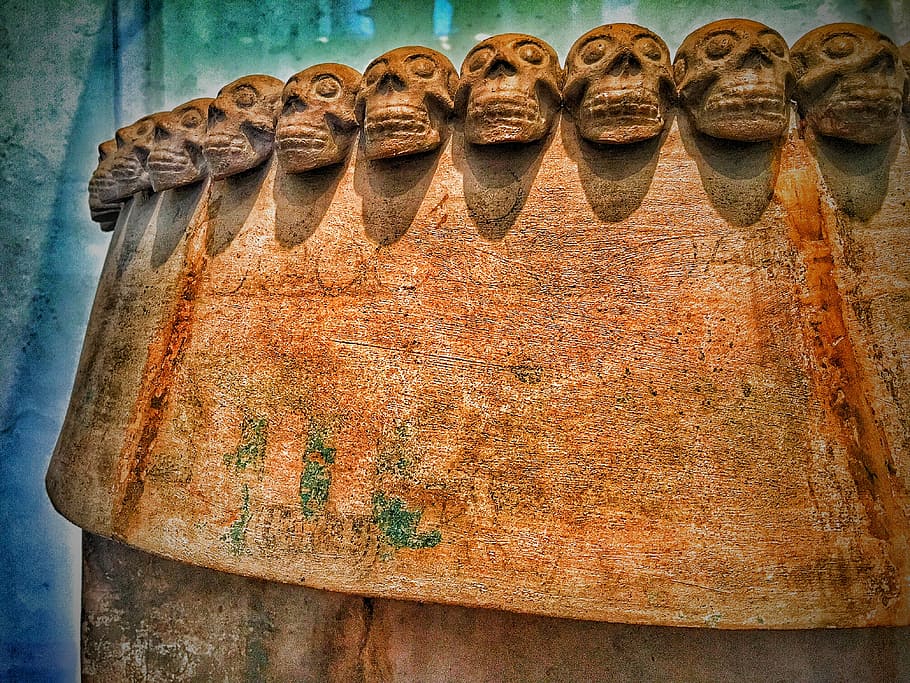 arqueològic, aztecas, turisme, cap gent, dia, vista d’angle alt, marró, costat a costat, rovellat, primer pla, metall, a l'aire lliure, vell, en fila, naturalesa, aigua, natura morta, funció de construcció de parets, arranjament, menjar i beguda, menjar, material de fusta, 4K