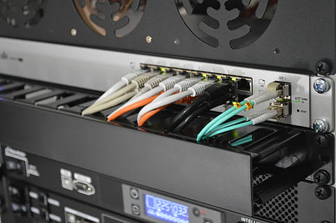 homelab backbone, black industrial machine, cable, ethernet, cord, network, computer rack, technology, communication, connection, computer network, internet, network connection plug, router, wireless technology, computer cable, close-up, indoors, electricity, choice, equipment, business, variation, no people, network server, data, connection block, 5K, CC0, public domain, royalty free