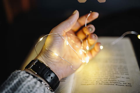 making, fairy, lights, Magic, Fairy Lights, time, decoration, bokeh, human Hand, people, close-up, human body part, day, hand, one person, finger, human finger, body part, indoors, holding, selective focus, focus on foreground, personal perspective, ring, lifestyles, text, real people, communication, jewelry, nail, 5K
