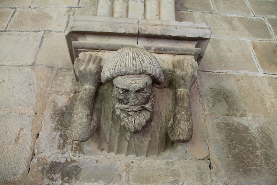 zatížení, hmotnost, svět, ramena, socha, chrlič, sochařství, muž, postava, symbol, zastoupení, umění a řemesla, lidské zastoupení, řemeslo, tvořivost, architektura, řezbářství - řemeslný výrobek, stavba, minulost, Dějiny, nástěnný prvek, nikdo, mužská podobnost, kamenný materiál, den, pevný, exteriér budovy, starověké civilizace, řezba, basreliéf, 4K