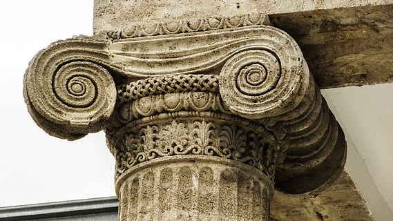 pilíř, iontové, architektura, neoklasické, budova, škola, Kypr, athienou, Dějiny, minulost, umění a řemesla, řemeslo, stavba, sochařství, řezbářství - řemeslný výrobek, starověké, tvořivost, nikdo, kamenný materiál, vzor, destinace, pevný, design, detail, socha, zvíře, vyšperkovaný, starověké civilizace, architektonický sloup, 4K, CC0, veřejná doména, bez autorských práv
