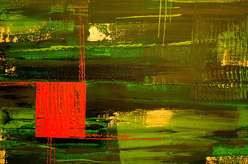 vermell, verd, resum, pintura, fons, textura, pastellfarben, pintat, decoratiu, omplir, macro, dibuixat, diners, tècnica d’espàtula, quadrat, art, artísticament, raspall, dibuix, tela, estructura, bloc de notes, ferralla, aigua, reflexió, llac, davant del mar, color verd, cap gent, naturalesa, dia, planta, arquitectura, estructura construïda, a l'aire lliure, bellesa a la natura, arbre, tranquil·litat, creixement, escena tranquil·la, 4K, CC0, domini públic, lliure de regalies