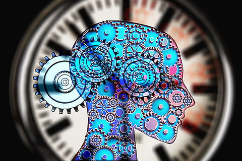 uomo, sagomato, illustrazione di ingranaggi, movimento, lavoro, orologio, ingranaggi, viso, capo, tempo, tempo di, pointer, orologi, funzione, umano, Ingranaggio, pensieri, pensare, psiche, psicologia, silhouette, blu, modo di pensare, modo di vivere, attitudine alla vita, stile di vita, moderno, stile, ora, zeitgeist, guidare, insieme, Comunità, trasmissione, gruppo, industria, collettivo, meccanica, lavoro di squadra, tecnologia, ruote, come funziona, macchinario, avvicinamento, in casa, parte della macchina, forma, forma geometrica, nessuno, cerchio, modello, complessità, attrezzatura, metallo, design, concentrarsi sulle conoscenze acquisite, arte e artigianato, color argento, ornato, lusso, 5K, CC0, dominio pubblico, privo di copyright