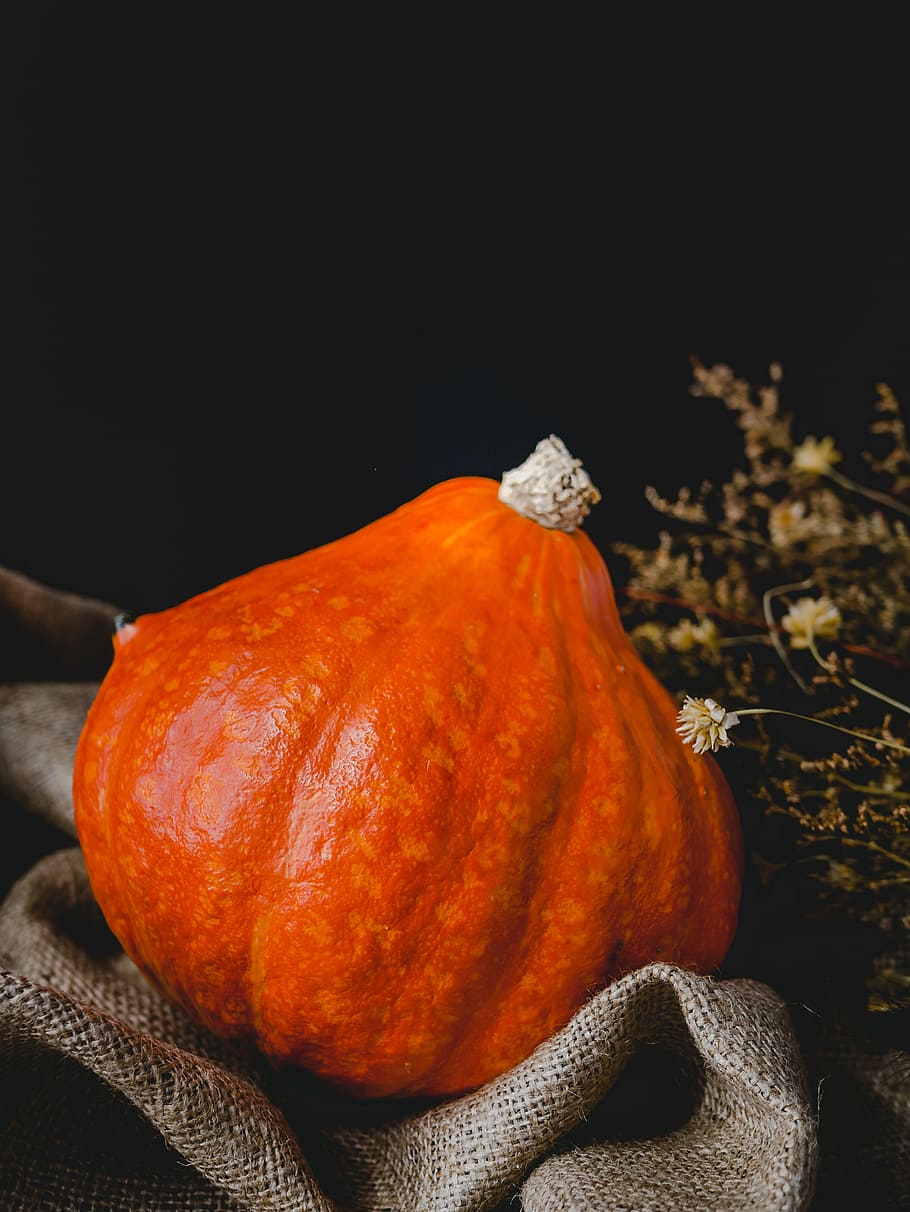 rød, moden, frugt, overflade, orange squash, græskar, centnergraeskar, efterår, orange, squash, rustik, mad og drikke, mad, friskhed, tæt på, sund kost, orange farve, velvære, stilleben, grøntsag, ingen mennesker, indendørs, sort baggrund, kopiere plads, studio skud, bord, natur, plante, 4K