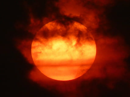 sol, solnedgang, rød, Brann, himmel, skyer, natt, rom, astronomi, oransje farge, ingen folk, naturlig fenomen, varme - temperatur, skjønnhet i naturen, natur, utendørs, måne, form, sky - himmel, ro, geometrisk form, formørkelse, 4K, CC0, offentlig domene, opphavsrett gratis
