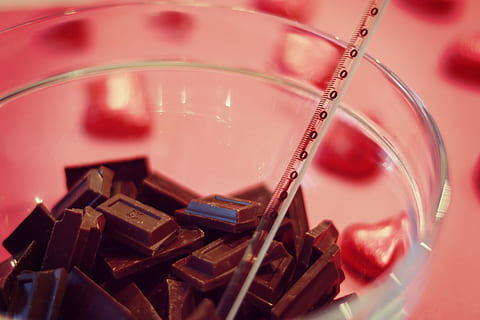 bar, coklat, dalam, bersih, mangkuk kaca, termometer, merapatkan, makanan, pencuci mulut, makanan manis, kesehatan dan obat-obatan, ilmu, laboratorium, tidak ada orang, teknologi, penelitian, dalam ruangan, bahan kaca, percobaan ilmiah, transparan, pendidikan, merah, masih hidup, tampilan sudut tinggi, wadah, fokus selektif, obat, penelitian medis, biologi, godaan, 1080P, CC0, domain publik, bebas royalti
