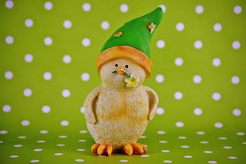 rățușcă, usturător, galben, flori de flori cu flori, verde, alb, polka-dot suprafață, pui, Paști, drăguţ, decor, temă easter, dulce, deco, Paste Fericit, celebrare, Culoarea verde, animale tematice, un animal, studio shot, mancare si bautura, în interior, multi colorate, nici o persoana, reprezentare, reprezentarea animalelor, model, buline, alimente, animal, vacanţă, mamifer, artă și sculptură, distracţie, a închide, iepurașul de Paște, umor, 5K, CC0, domeniu public, fără drepturi de autor