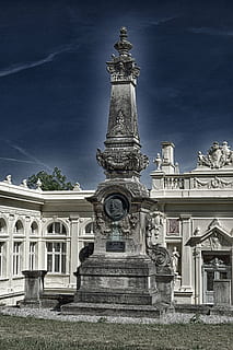 Denkmal, Geschichte, Stein, Erinnerung, uralt, Zeichen, Statue, Monument, die Architektur, gebaute Struktur, Himmel, Gebäudehülle, Skulptur, wolke - himmel, Gebäude, Kunst und Handwerk, Flachwinkelansicht, Natur, keine Leute, Tag, die Vergangenheit, Reiseziele, Darstellung, Stadt, Blau, draußen, architektonische Säule, aufwendig, Luxus, 4K, CC0, gemeinfrei, lizenzfrei