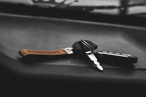 close-up photography, key, fob, keychain, stainless, steel, car, black, still, items, things, keys, lock, bokeh, no people, close-up, indoors, day, still life, table, safety, metal, motor vehicle, security, protection, key ring, focus on foreground, selective focus, transportation, equipment, social issues, silver colored, personal accessory, 5K, CC0, public domain, royalty free