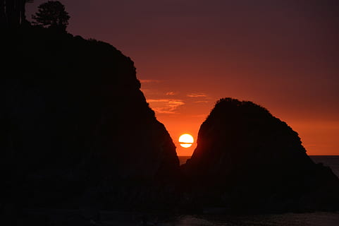 tramonto, sottovento, devon, rocce, mare, acqua, rosso, Paradiso, scogliera, sole, cielo, bellissimo, bellissima, crepuscolo, natura, paesaggio, arancia, riflessione, luce del sole, oceano, nube, sera, luce, orizzonte, colore, soleggiato, all'aperto, costa, d'oro, onda, spiaggia, vacanza, silhouette, Paesaggi, colore arancione, bellezza nella natura, la tranquillità, scena tranquilla, roccia, roccia - oggetto, nessuno, scenics - natura, solido, formazione rocciosa, idilliaco, ambiente, scena non urbana, cielo romantico, 5K, CC0, dominio pubblico, privo di copyright