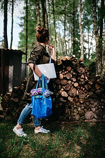 season, -, frakta shopping bag, TOP, TREND, THIS SEASON, IKEA, Shopping Bag, bad, shopping, frakta, outdoors, women, nature, tree, forest, one Person, people, caucasian Ethnicity, females, rear view, full length, adult, woodland, real people, land, leisure activity, plant, lifestyles, hairstyle, field, clothing, standing, day, casual clothing, wood, 5K