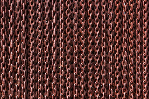 brown chains, chain, rusty, links, iron, metal, rust, texture, backgrounds, textured, full frame, pattern, abstract, stadium, metal industry, no people, close-up, day, food and drink, brown, abundance, outdoors, refreshment, food, repetition, red, sport, large group of objects, agriculture, leather, 5K, CC0, public domain, royalty free