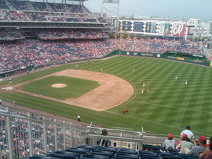 baseballbane, publikum, spill, stadion, baseball, felt, sport, usa, Amerika, baseball kamp, tilskuer, fotball, fan - entusiast, gruppe med folk, stor gruppe mennesker, ekte folk, konkurranse, høy vinkel visning, fritidsaktivitet, lag sport, fotballbane, arkitektur, bygget struktur, gress, baseball - sport, konkurransedyktig sport, spillefelt, match - sport, utendørs, se, 1080P, CC0, offentlig domene, opphavsrett gratis