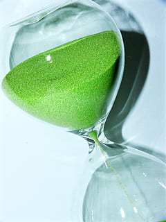 clear hour glass, temporal distance, chronometer, duration, egg timer, style, period, fughit, interval, phase, sand, hourglass, range, hour, tempus, clock, time of, while, white, time, lag, time difference, tense, timepiece, amount of time, green color, indoors, close-up, still life, no people, white background, studio shot, transparent, glass - material, table, food and drink, single object, freshness, nature, water, focus on foreground, green, wellbeing, 1080P, CC0, public domain, royalty free