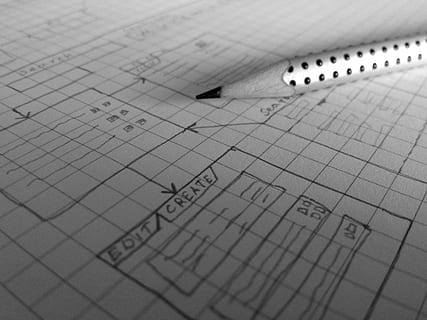 black, white, paper, pencil, software, internet, web design, planning, indoors, mathematics, close-up, no people, communication, education, number, symbol, high angle view, learning, text, pen, formula, handwriting, book, selective focus, writing instrument, document, message, studying, 2K, CC0, public domain, royalty free
