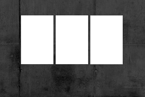 Trois, rectangulaire, blanc, cadres, affiche, mur, maquette, intérieur, Cadre, moquer, Galerie, Toile, réaliste, construction de murs, espace de copie, couleur blanche, architecture, personne, structure construite, à l'intérieur, publicité, couleur noire, panneau d'affichage, conception, forme, arrière-plans, vide, texturé, Forme géométrique, commercialisation, 5K, CC0, domaine public, libre de droits