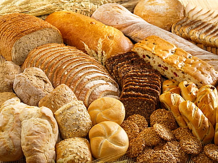 bread, candy, pies, food and drink, food, freshness, baked, loaf of bread, bakery, healthy eating, variation, no people, still life, choice, wellbeing, close-up, abundance, large group of objects, full frame, store, indoors, baguette, french food, bun, snack, 5K, CC0, public domain, royalty free