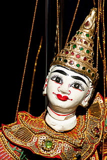 puppet, doll, art and craft, representation, human representation, indoors, creativity, close-up, no people, sculpture, multi colored, female likeness, focus on foreground, ornate, male likeness, arts culture and entertainment, craft, religion, statue, festival, luxury, 2K, CC0, public domain, royalty free