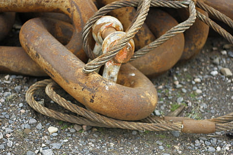 Rost, Ketten, Metall, Boot, Eisen, verrostet, industriell, Korrosion, Marine, Seil, keine Leute, Nahansicht, Verbindung, rostig, Tag, Natur, draußen, texturiert, Stärke, Land, Stillleben, solide, Stein - Objekt, gebunden, alt, Kette, verwittert, High Angle View, verheddert, 5K, CC0, gemeinfrei, lizenzfrei