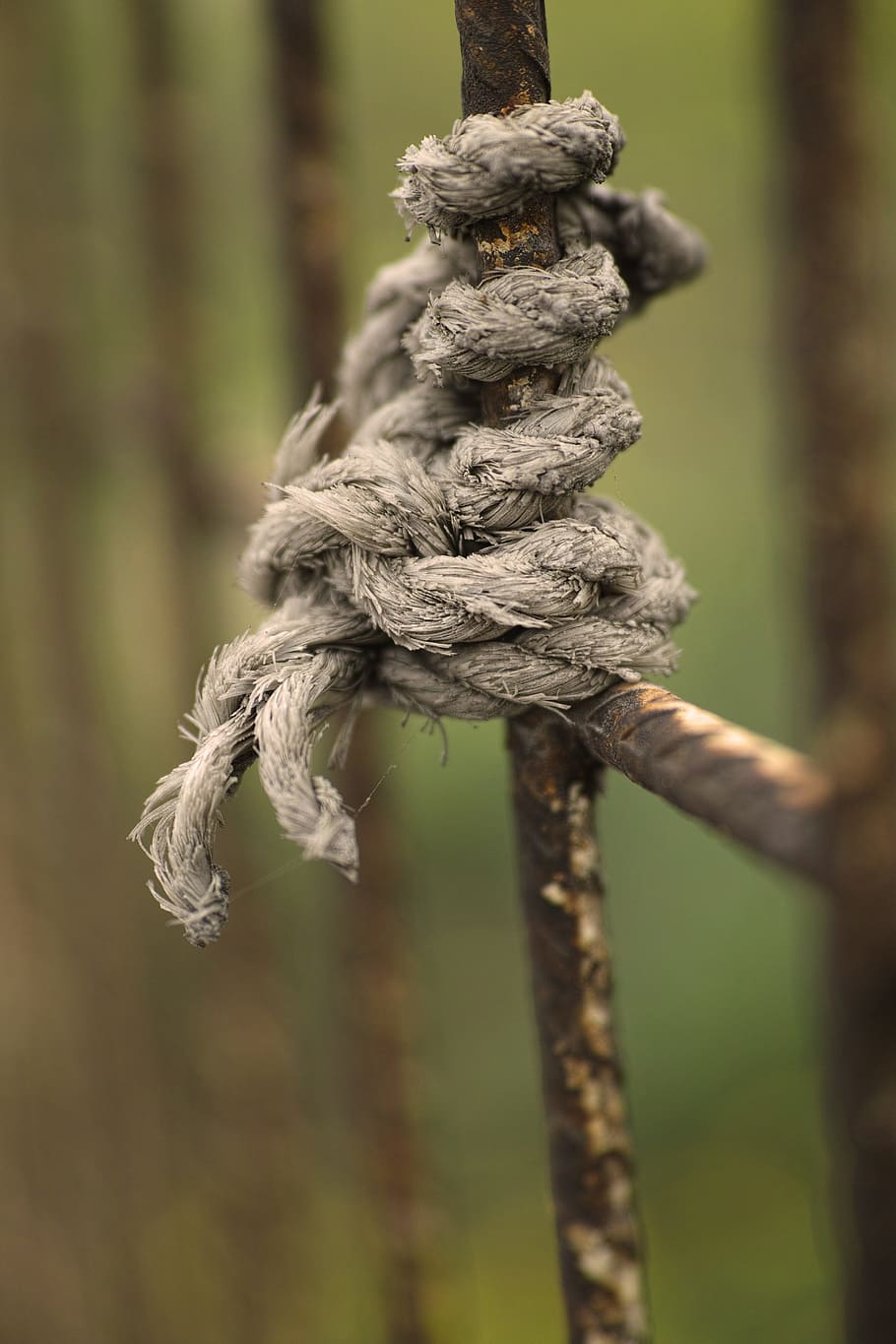 corda, gris, daniel, macro, rovellat, resum, sòlid, connectar, vell, connectat, fons, detall, gastat, perspectiva, primer pla, textura, ningú, jardí, naturalesa, detalls de tirs, bonic, tancar, centrar-se en primer pla, cap gent, dia, lligat, força, enfocament selectiu, a l'aire lliure, nus lligat, terra, planta, patró, seguretat, metall, material de fusta, connexió, retorçat, post de fusta, 4K