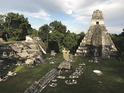 tempel, jaguar, antenne, fotografering, Chichen itza, Mexico, klippe, struktur, mursten, sten-, ruin, monument, græs, træ, jungle, Tikal, guatemala, maya, arkitektur, bygget struktur, plante, historie, fortiden, rejsemål, gammel, rejse, natur, turisme, himmel, bygning udvendig, dag, gammel ruin, sky - himmel, sted for tilbedelse, gamle civilisation, ingen mennesker, religion, udendørs, arkæologi, ødelagt, 4K, CC0, offentligt domæne, royaltyfrie