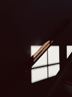 dim, shot, wooden, bannister, illuminated, faint, light, window, untitled, close up, photo, handle, shadow, black, wood - Material, black Color, no people, close-up, indoors, time, day, copy space, still life, dark, glass - material, focus on foreground, darkroom, studio shot, writing instrument, selective focus, geometric shape, single object, black background, 4K, CC0, public domain, royalty free