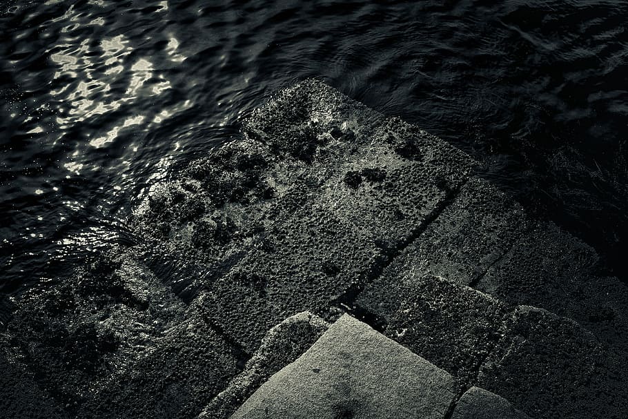 anivellament d’aigua, paviment, sense títol, pedra, angle, maó, pas, aigua, blanc i negre, mar, nit, molsa, ondulació, reflexió, vista d’angle alt, cap gent, naturalesa, dia, textura, rock, a l'aire lliure, sòlid, tranquil·litat, rock - object, marc complet, primer pla, bellesa a la natura, fons, ondulat, llum solar, patró, 4K