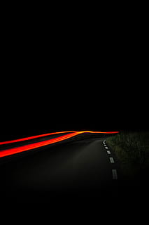 nero, arancia, tempo, decaduto, fotografia, ore notturne, nero e arancione, il tempo è scaduto, asfalto, strada, autostrada, buio, notte, velocità, traffico, nessuno, mezzi di trasporto, colore nero, sentiero leggero, rosso, movimento, movimento sfocato, lunga esposizione, illuminato, auto, veicolo a motore, modo di trasporto, in movimento, copia spazio, direzione, veicolo terrestre, fanale posteriore, la strada davanti, linea di divisione, punto di vista dell'auto, viaggio su strada, 2K, CC0, dominio pubblico, privo di copyright