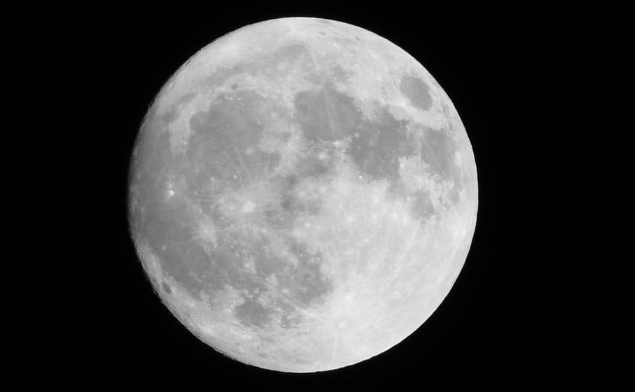 ple, lluna, nit, lluna plena, espai, fosc, negre, astronomia, llum de la lluna, univers, Halloween, cercle, superfície de la lluna, cel, Lluna planetària, bellesa a la natura, naturalesa, cap gent, forma geomètrica, forma, tranquil·litat, escenics - natura, exploració espacial, majestuós, escena tranquil·la, primer pla, a l'aire lliure, astrologia, espai i astronomia, 4K