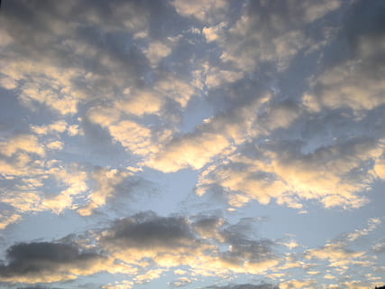 sky, cloud, light, day, beautiful, cloudscape, cloud - sky, beauty in nature, scenics - nature, low angle view, tranquility, nature, backgrounds, no people, tranquil scene, sunset, dramatic sky, idyllic, sunlight, outdoors, full frame, heaven, meteorology, 2K, CC0, public domain, royalty free