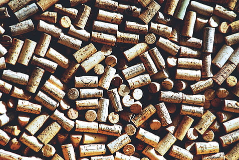 shot, wine corks, Closeup, wine, corks, food/Drink, backgrounds, pattern, close-up, textured, abstract, brown, old, abundance, large group of objects, food and drink, wine cork, drink, alcohol, full frame, wood - material, wood, no people, stack, log, cork - stopper, timber, still life, firewood, day, lumber industry, deforestation, heap, outdoors, 2K, CC0, public domain, royalty free