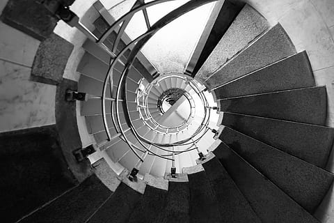 seviye, tekerlek, teknoloji, sanayi, siyah ve beyaz, performans, siyah beyaz fotoğraf, makine, merdivenler, mimari, yükselmek, Siegessäule, Berlin, merdiven ve basamaklar, spiral, yapılı yapı, merdiven, spiral merdiven, korkuluk, Desen, içeriye, yüksek açılı görünüş, insansız, şekil, geometrik şekil, dizayn, daire, bina, gün, kapatmak, doğrudan aşağıda, 5K, CC0, kamu malı, telif ücretsiz
