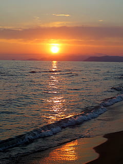 strand, Mar, solnedgang, sol, Eventide, beira mar, Italien, lys, landskab, Litoral, CEU, helligdage, rolige, natur, horisont, guld, skønhed, vand, himmel, hav, scenics - natur, skønhed i naturen, orange farve, jord, ro, rolig scene, afspejling, horisont over vand, idyllisk, sky - himmel, sollys, ingen mennesker, udendørs, 4K, CC0, offentligt domæne, royaltyfrie