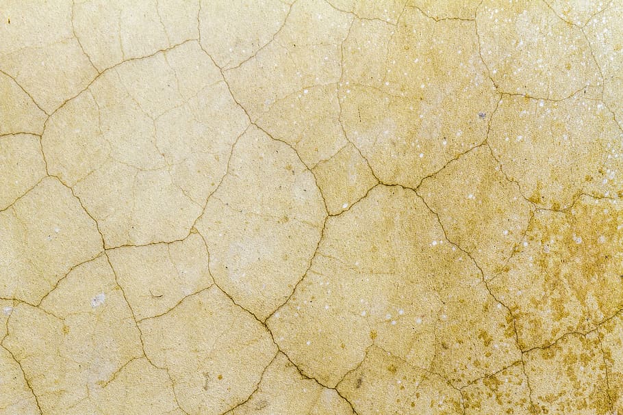 crepitar, textura, esquerdes, envellit, antiguitat, vintage, efectes, grunge, grungy, vell, resistent, fons, marc complet, esquerdat, cap gent, primer pla, patró, sec, naturalesa, patró natural, sòlid, material de pedra, a l'aire lliure, vista d’angle alt, medi ambient, clima, geologia, beix, espatllat, clima àrid, fons abstractes, efecte texturat, concret, 5K