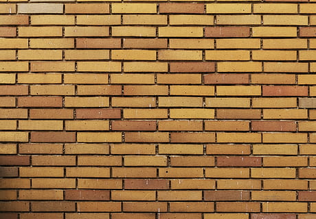braune Betonsteine, Fassade, Klinker, Fliese, Hintergrund, Muster, Struktur, Textur, abstrakt, rustikal, Backstein, verbrannt, gefliest, Wand, hauswand, Gebäude, Oberfläche, Material, Vollbild, Ziegelwand, Hintergründe, gebaute Struktur, Wandbau - Funktion, die Architektur, keine Leute, texturiert, Gelb, braun, Wiederholung, Tag, draußen, Gebäudehülle, Design, Nahansicht, gestalten, 5K, CC0, gemeinfrei, lizenzfrei